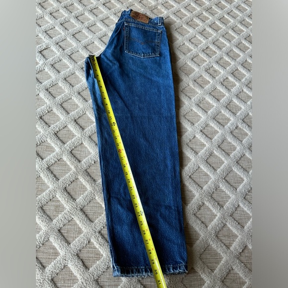 Vintage 90’s Levi’s 560 Loose Fit Straight Leg Blue Denim Jeans Size 14 MIS S - Picture 12 of 16